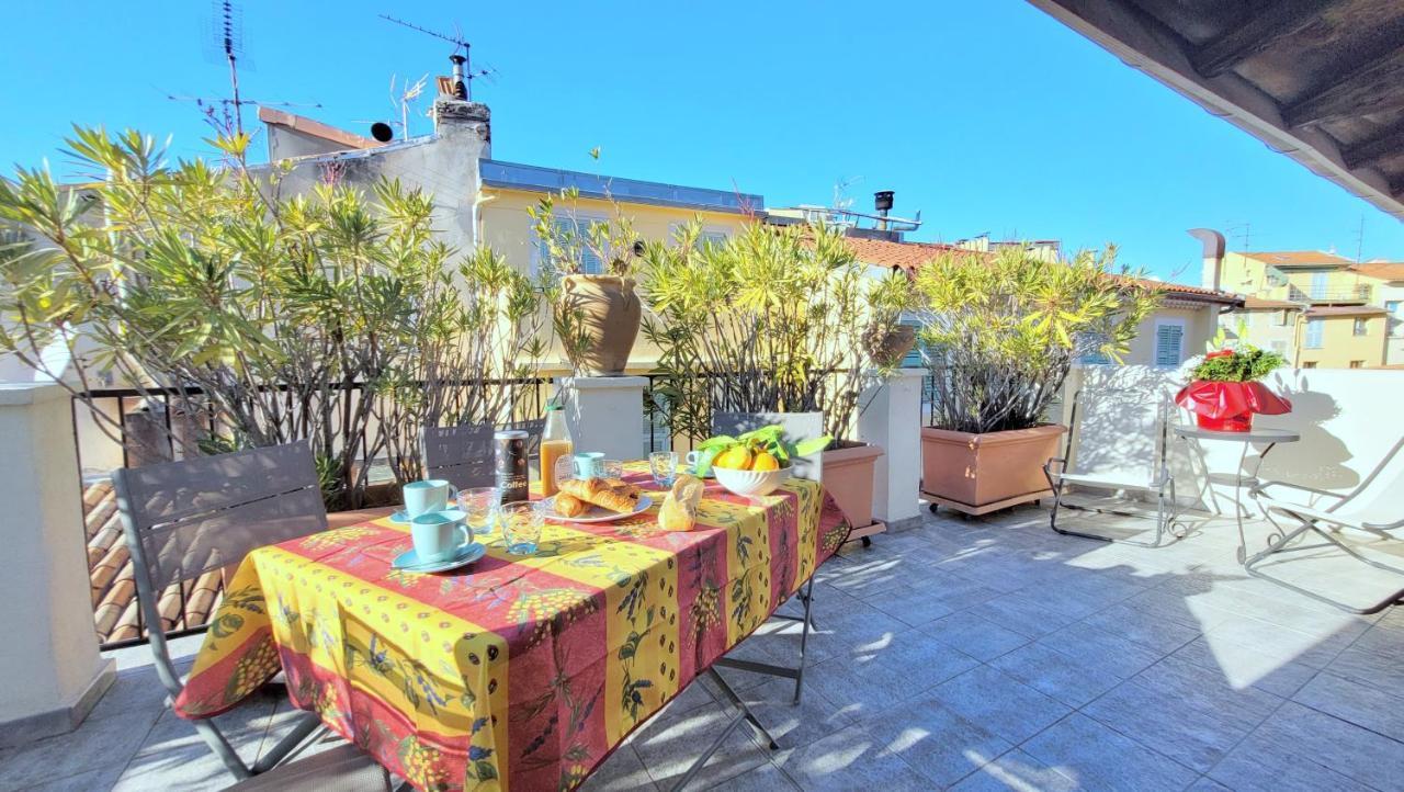 Ze Perfect Place - Appartement De Charme Nicois - 2 Chb & 2 Sdb - Ac - Terrasse - Vieux ニース エクステリア 写真