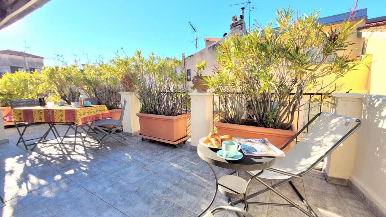 Ze Perfect Place - Appartement De Charme Nicois - 2 Chb & 2 Sdb - Ac - Terrasse - Vieux ニース エクステリア 写真