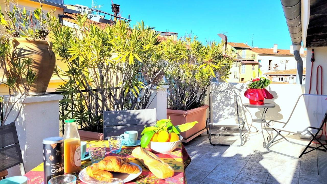 Ze Perfect Place - Appartement De Charme Nicois - 2 Chb & 2 Sdb - Ac - Terrasse - Vieux ニース エクステリア 写真